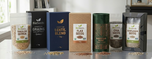 Premium finishing on packaging