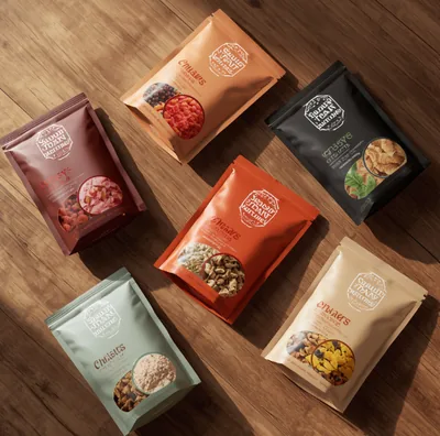 Laminated pouch packaging