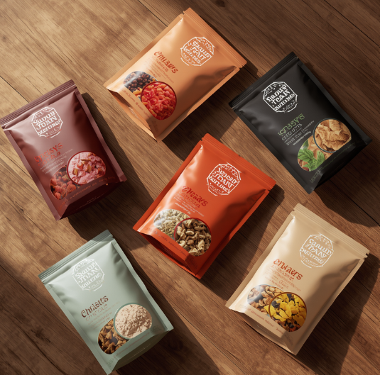 Laminated pouch packaging