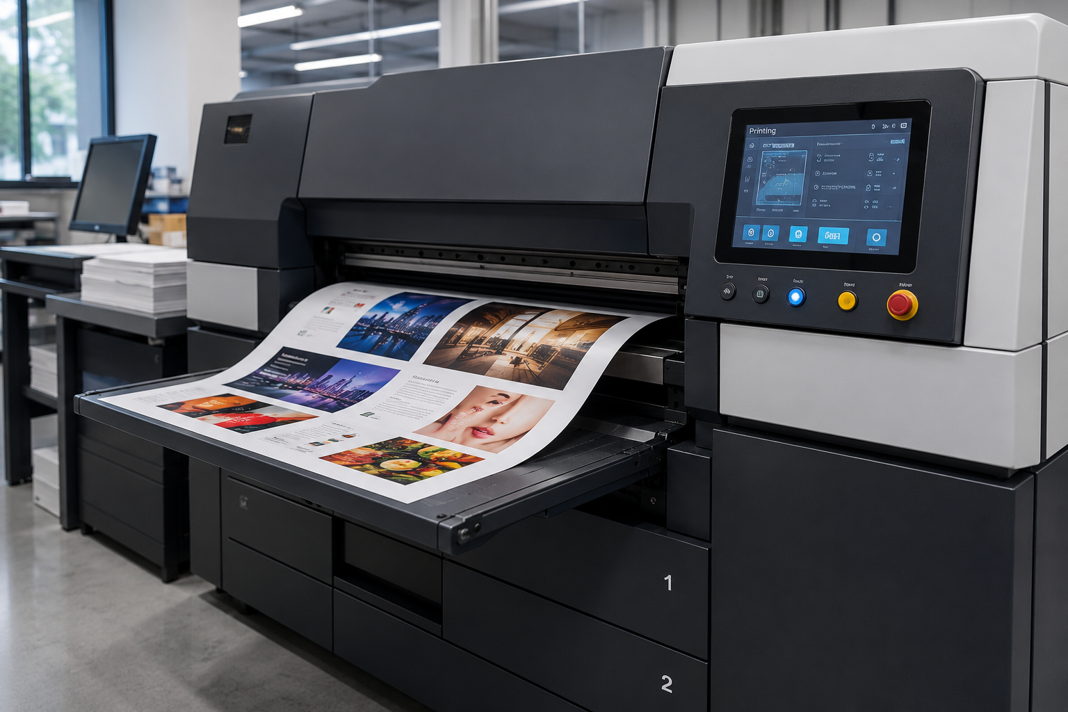 Digital and offset printing